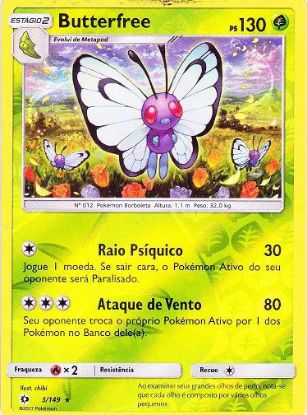 Imagem de Butterfree (HOLO) - Pokémon TCG