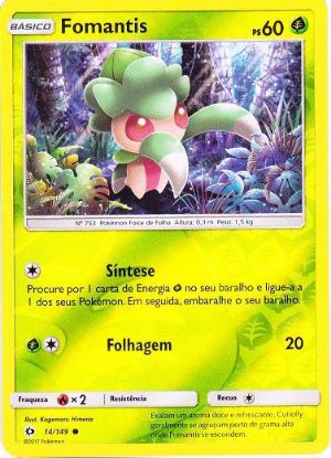 Imagem de Fomantis (HOLO) - Pokémon TCG