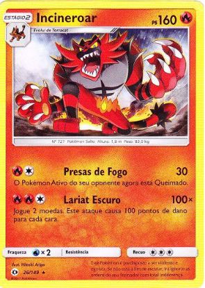 Imagem de Incineroar - Pokémon TCG