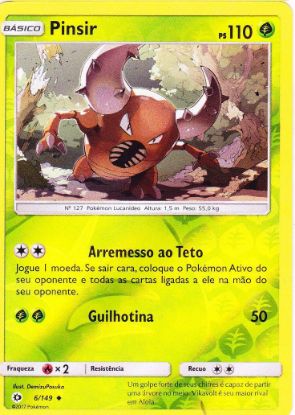 Imagem de Pinsir (HOLO) - Pokémon TCG