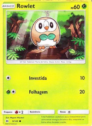 Imagem de Rowlet - Pokémon TCG