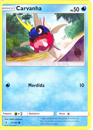 Imagem de Carvanha - Pokémon TCG