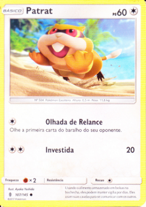 Imagem de Patrat - Pokémon TCG