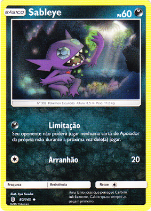 Imagem de Sableye - Pokémon TCG