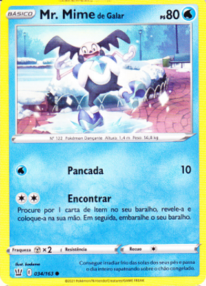 Imagem de Mr. Mime de Galar - Pokémon TCG