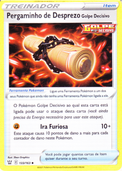Imagem de Pergaminho de Desprezo Golpe Decisivo - Pokémon TCG