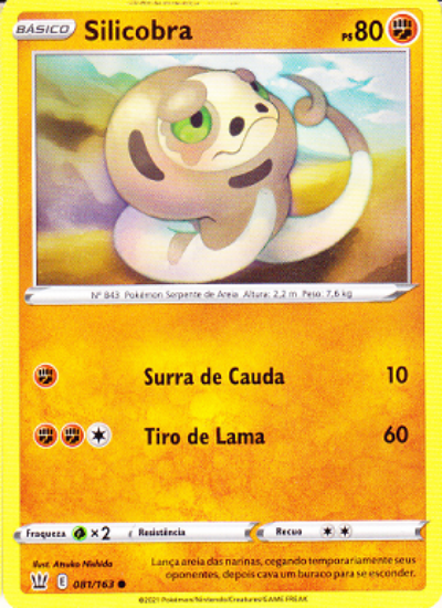 Imagem de Silicobra - Pokémon TCG