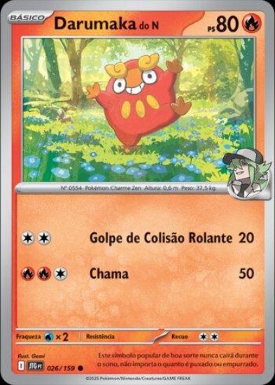 Imagem de Darumaka do N - Pokémon TCG