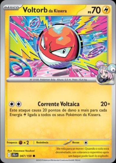 Imagem de Voltrob da Kissera Holográfico - Pokémon TCG