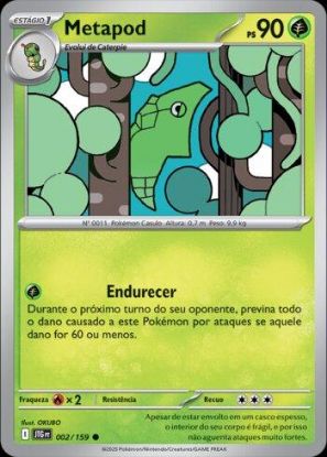 Imagem de Metapod Holográfico - Pokémon TCG