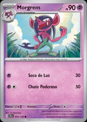 Imagem de Morgrem Holográfico - Pokémon TCG