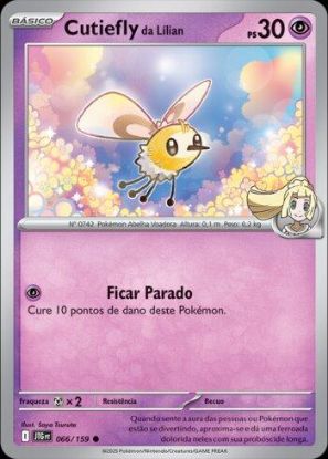 Imagem de Cutiefly da Lilian Holográfico - Pokémon TCG