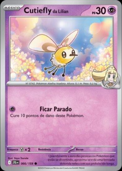 Imagem de Cutiefly da Lilian Holográfico - Pokémon TCG