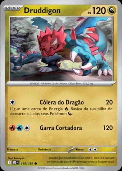 Imagem de Druddigon Holográfico - Pokémon TCG