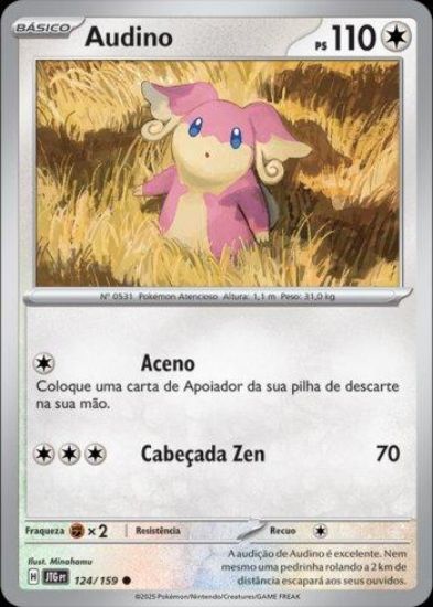 Imagem de Audino Hologágico - Pokémon TCG
