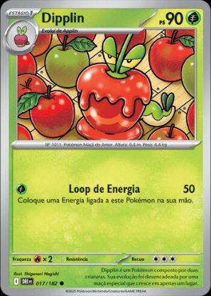 Imagem de Dipplin Holográfico - Pokémon TCG