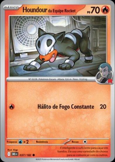 Imagem de Houndour da Equipe Rocket - Pokémon TCG