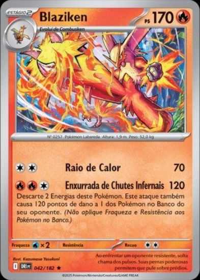 Imagem de Blaziken Holográfico - Pokémon TCG