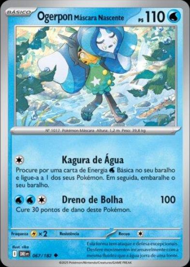 Imagem de Ogerpon Máscara Nascente - Pokémon TCG