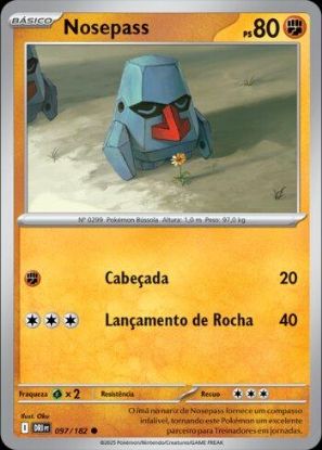 Imagem de Nosepass Hologáfico - Pokémon TCG