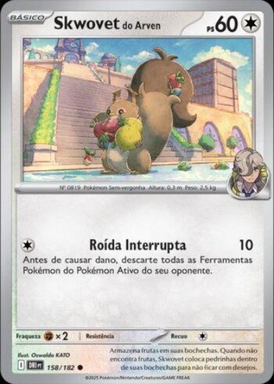 Imagem de Skwovet do Arven -  Pokémon TCG