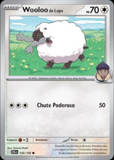 Imagem de Wooloo do Lupo Hologáfico - Pokémon TCG