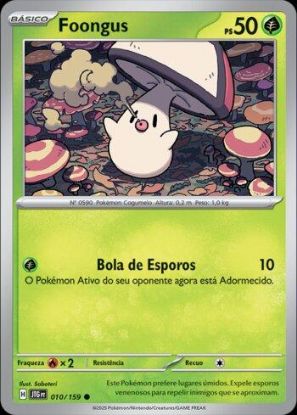 Imagem de Foongus Holográfico - Pokémon TCG