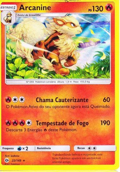 Imagem de Arcanine - Pokémon TCG - Copiar