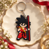 Imagem de Chaveiro Goku Criança Dragon Ball Clássico Chibi com Bastão Mágico – Anime Geek para Mochila